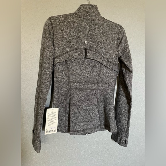 NWT Lululemon Define Heathered Black Jacket Size 8 - Picture 5 of 7